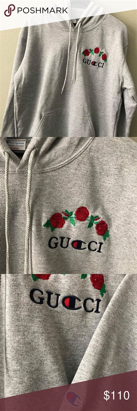 custom champion gucci hoodie|Gucci champion hoodie cheap.